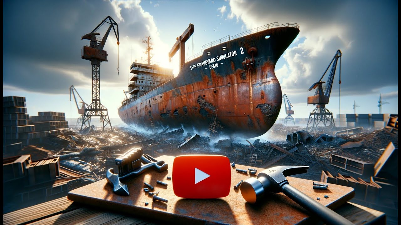 Ship Graveyard Simulator 2 DEMO - Der Undertaker im Schrott-Fieber! #youtubestar #gameplay