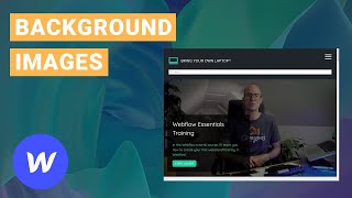 Background Images & How To Overlay Text on Images Webflow