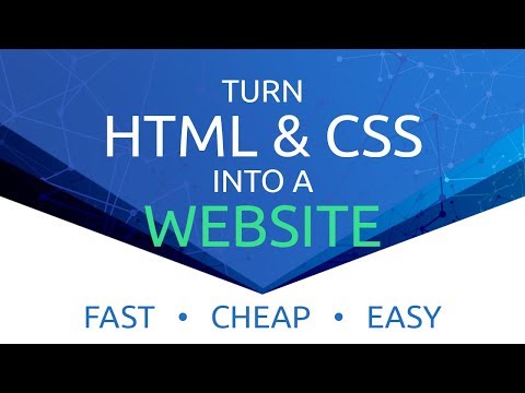 How To Make A Website From HTML & CSS - FAST, CHEAP, EASY