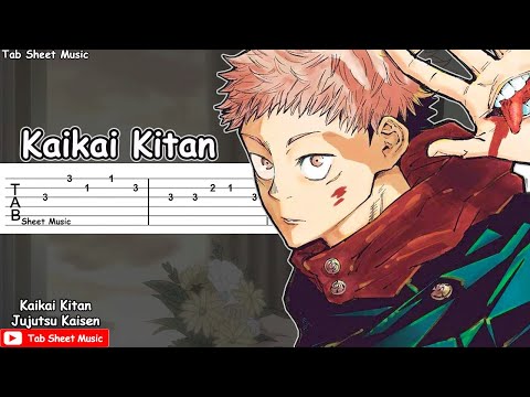 Jujutsu Kaisen OP - Kaikai Kitan (廻廻奇譚) Guitar Tutorial Video