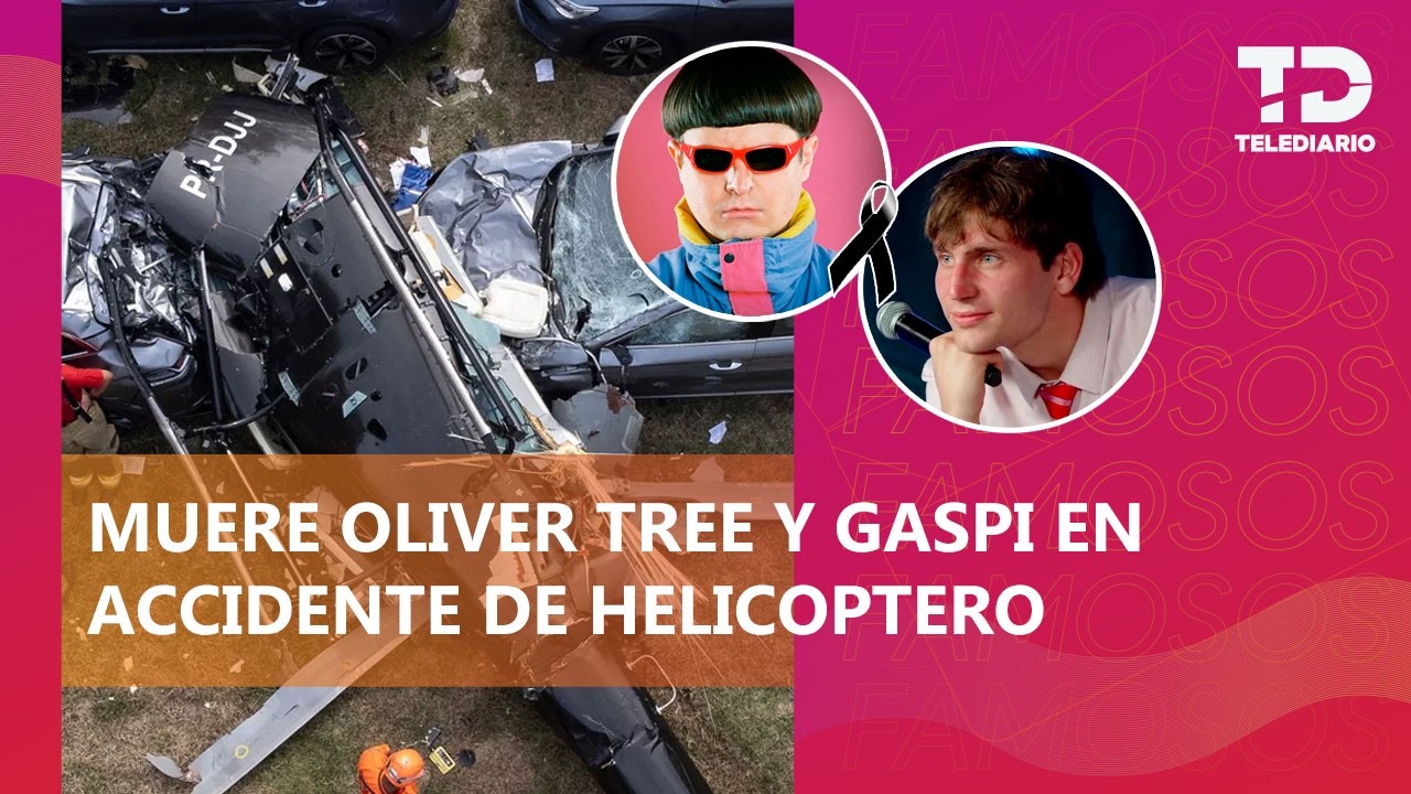 Reportan muerte de Oliver Tree y del youtuber Gaspi tras accidente aéreo en Brasil