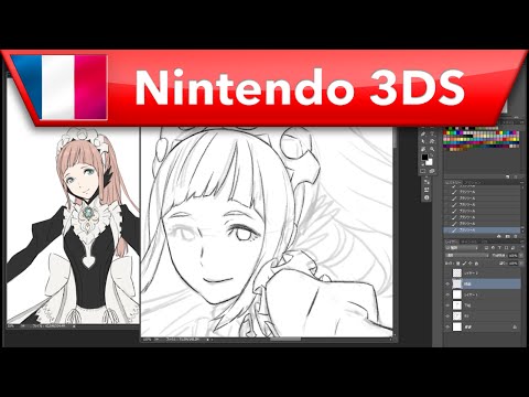 Fire Emblem Fates - Kozaki Yusuke dessine Felicia pour la Japan Expo. Version rapide (3DS)