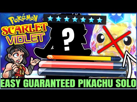 How to Solo 7 Star Pikachu in 1 Attack Easy Every Time - Best Raid Guide - Pokemon Scarlet Violet!