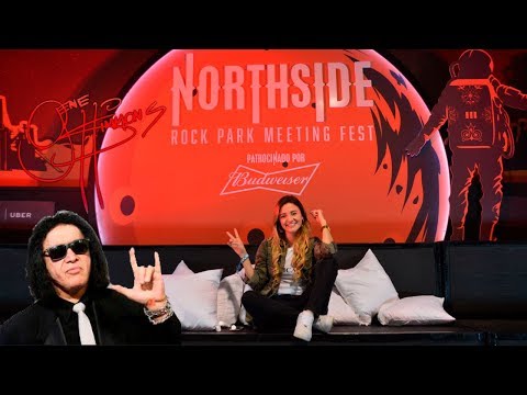 Hable con Gene Simmons !! Corona Northside 2017 ♥ Astrid Blog