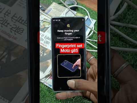 how to set fingerprint in Moto G85 All Moto smartphone fingerprint set # shot # shots
