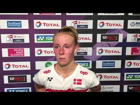 Mia Blichfeldt efter sit VM-nederlag til Marin
