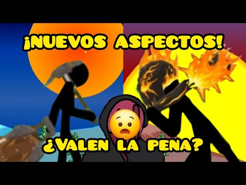 ¡¡¡PROBAMOS LOS NUEVOS ASPECTOS DE STICK WAR: LEGACY!!!