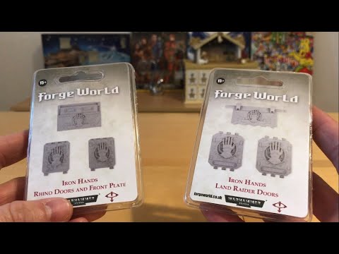 Iron Hands Legion Doors Redux for Rhinos & Land Raiders: Out of The Pack Review (Forge World)