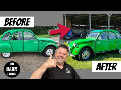 Citroen 2CV 6 Mop & Polish : Can We Transform Our Classic Auction Buy? Fire Up The Karcher!