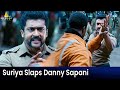 Suriya Slaps Danny Sapani | Singam | Telugu Movie Action Scenes | Anushka, Hansika @SriBalajiAction