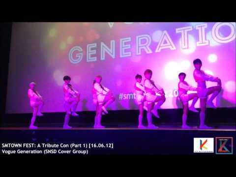 Vogue Generation (SNSD Cover Group) on SMTOWN FEST: A Tribute Con (Part 1)