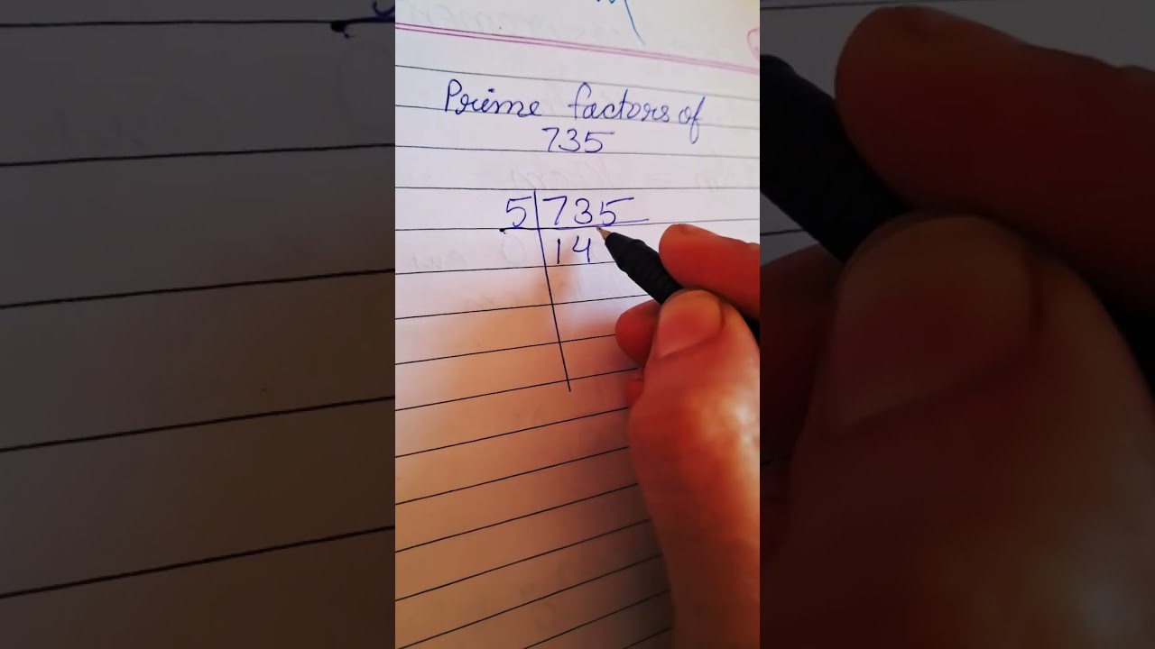 Prime factors of 735