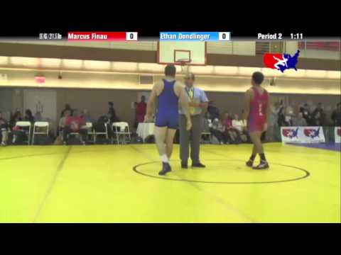 GR 96 KG - QF - Marcus Finau (NYAC) vs. Ethan Dondlinger (USOEC)