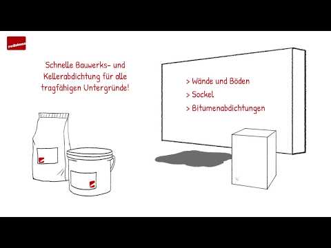 Secco One - Außenabdichtung und Innenabdichtung. Beides mit einem Produkt, sicher und schnell.