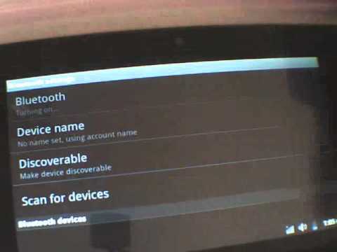 comment installer bluetooth sur ma tablette