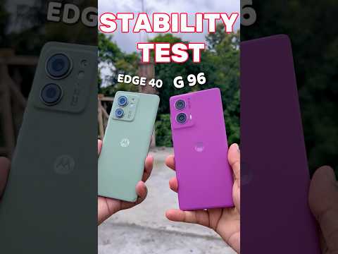 Moto G96 VS Moto Edge 40 Camera Stability Comparison 😱🔥🔥