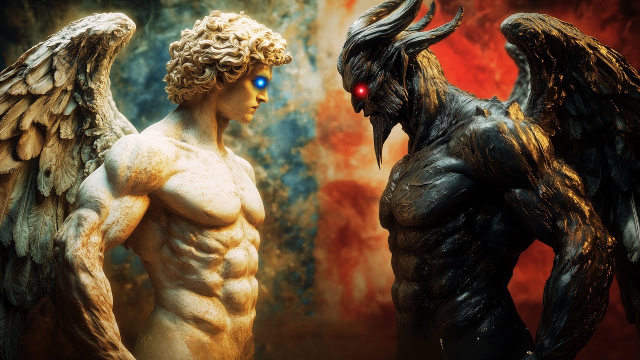 Duas vezes o anjo Miguel enfrenta Satanás