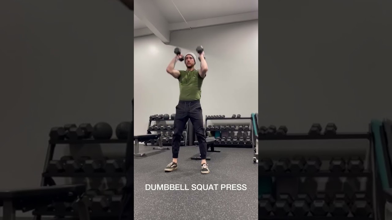 Dumbbell Squat Press