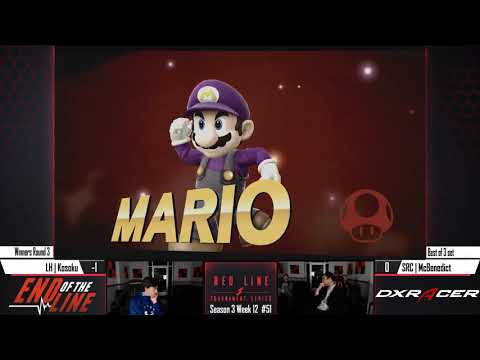 Red Line Smash 51 - LH | Kosoku (Mario) Vs. SRC | McBenedict (Ryu)