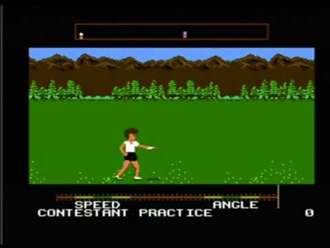 California Games (NES) - Flying Disk technique