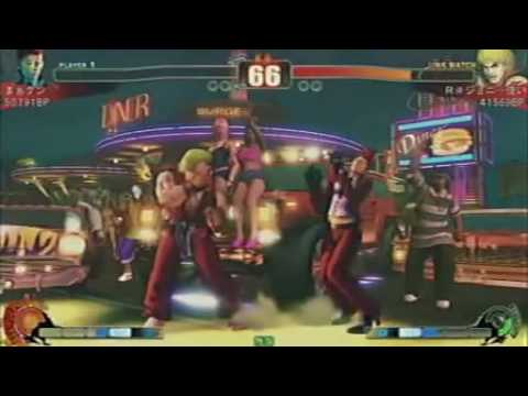 SF4:Maakun (Vi),Hishou (Sa),RF (Sa) vs Meruma (Gu),Moonlight (Ch),R@Johnny (Ke)
