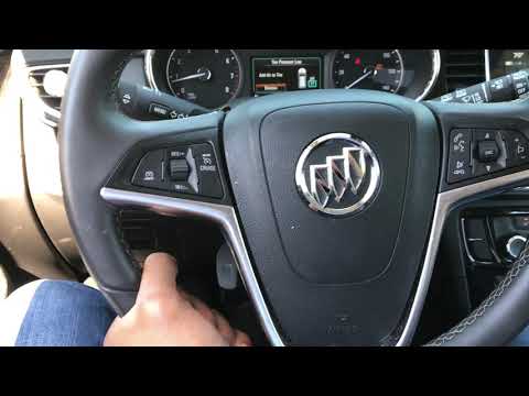 Buick Encore - How to adjust the steering wheel height