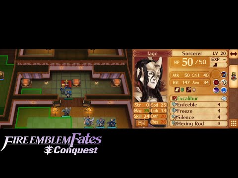 Fire Emblem Fates Conquest Lunatic Blind Chapter 26