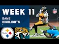 Steelers vs. Jaguars Week 11 Highlights | NFL 2020
