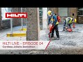 hilti live episode 04 cordless jobsite demolition