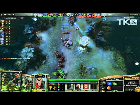 Evil Geniuses vs Team Liquid Game 2   MLG TKO Dota 2   TobiWan & Clairvoyance