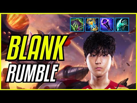 BLANK - RUMBLE vs LEE SIN JUNGLE - KR GRANDMASTER - PATCH 11.11