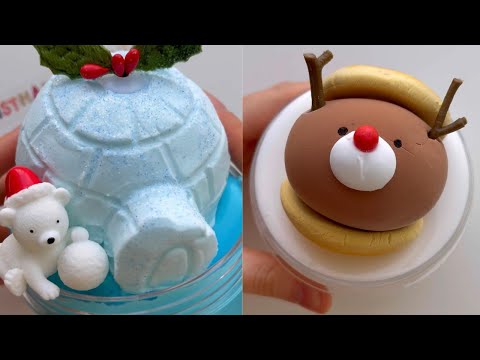 Best Ever Satisfying/ASMR/relaxing slime compilation video. CHRISTMAS SPECIAL