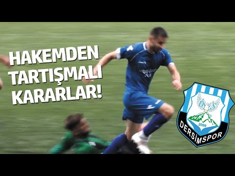 Dersimspor 0 - 0 Çınar Belediyesi Spor (MAÇ ÖZETİ)