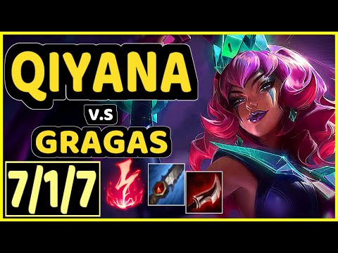 SELFMADE (QIYANA) vs GRAGAS - 7/1/7 KDA JUNGLE CHALLENGER GAMEPLAY - EUW
