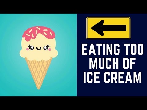 Ice cream side effects/It's not a daily food