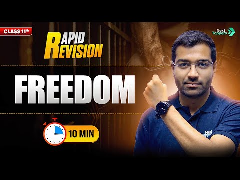 Freedom | CBSE Class 11th Political Science | Full Chapter in 🔟 Mins | Rapid Revision Series