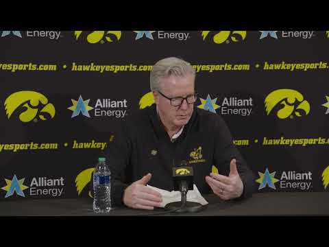 Iowa MBB Postgame Press Conference - Northwestern - 1/31/23
