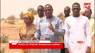 Le Pr Adjima Thiombiano échange avec les étudiants de l’Université Yembila Abdoulaye Toguyeni