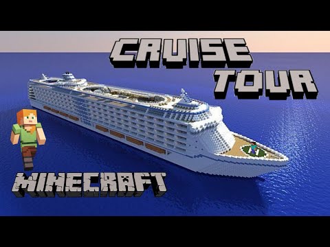 Gamer UB - Exploring A Cruise Ship In MINECRAFT | MINECRAFT Cruise Tour | MINECRAFT