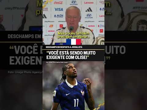 DESCHAMPS DEFENDE OLISE DE “CRÍTICAS EXAGERADAS”! #shorts
