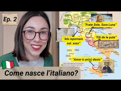 Come nasce l'italiano? Ep 2: i primi testi nei volgari della penisola (Subtitles)