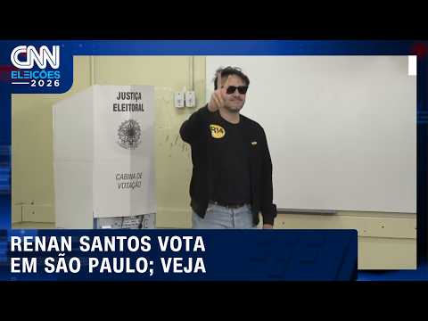 Acompanhe a votação de Renan Santos em São Paulo | CNN ELEIÇÕES