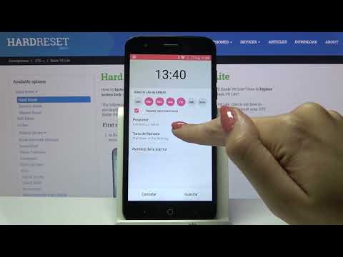 Cómo poner el despertador en ZTE Blade V8 Lite - configurar una alarma