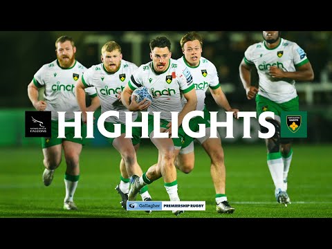 Highlights // Newcastle Falcons v Northampton Saints