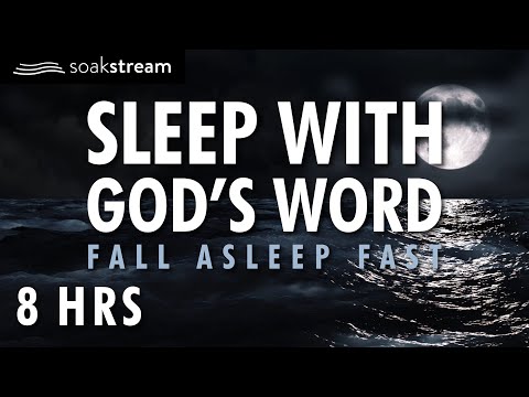 SOAK IN GOD'S PROMISES BY THE OCEAN | SLEEP WITH GOD'S WORD | 100+ Bible Verses For Sleep