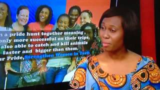 Women in tech Africa Founder Speaking at Arise TV in London