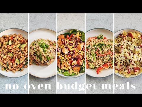 NO OVEN VEGAN MEALS UNDER £1 ($1.50) | Student and Microwave Friendly!