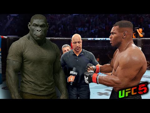 Mike Tyson vs. Wild Titan Primate (EA sports UFC 5)