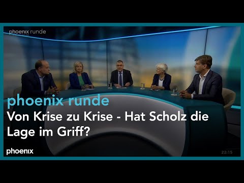 phoenix runde: Von Krise zu Krise - Hat Scholz die Lage im Griff?