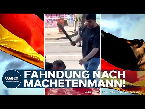 LEIPZIG: "Polizei wertet Video aus!" Fahndung nach Macheten-Angreifer bei Massenschlägerei läuft!